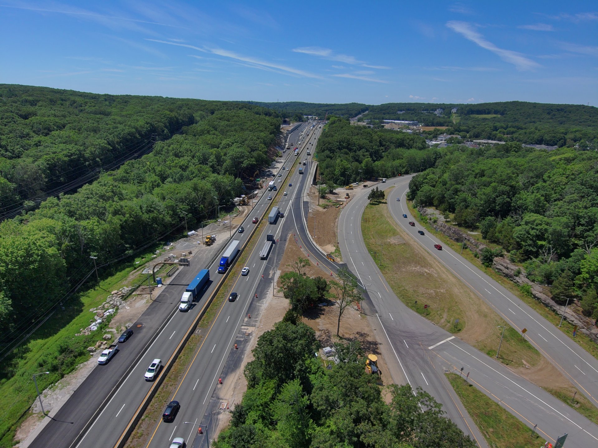 I-95 Southbound Entrance Ramp at Exit 75 - Southbound View